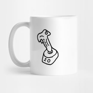 Joystick Line Drawing Mug